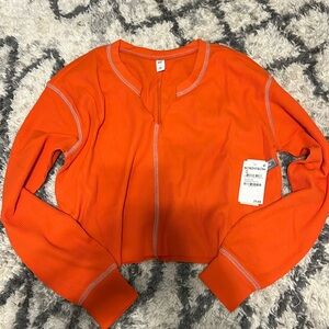 NWT: Crop Knits Henley